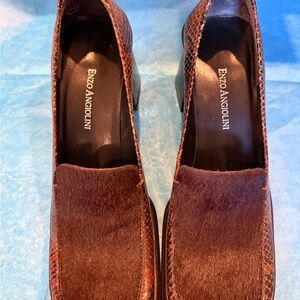 Enzo Angiolini Brown Heels